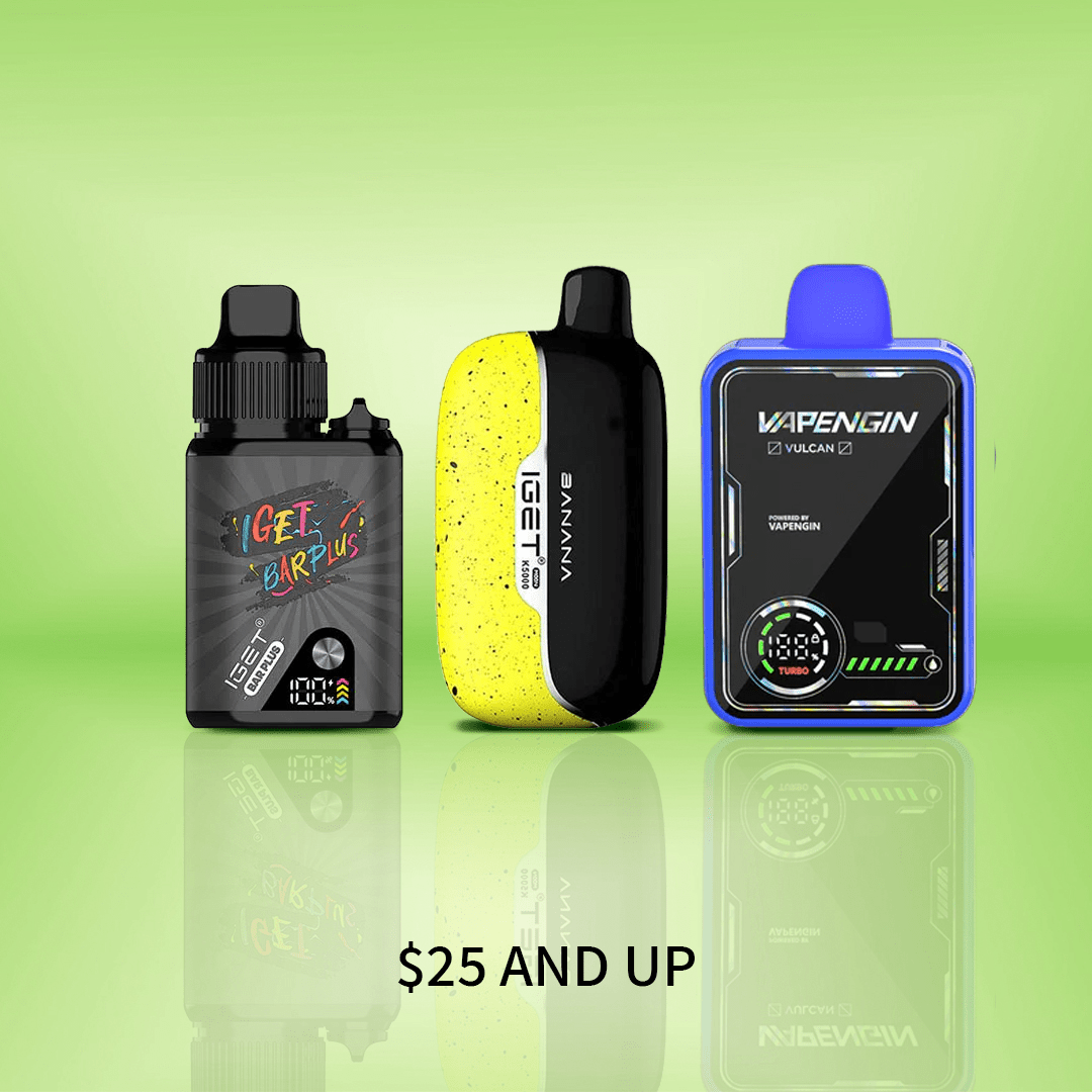 Vapes, Pods & Kits Priced at $25 and Over - Puffing Kiwi