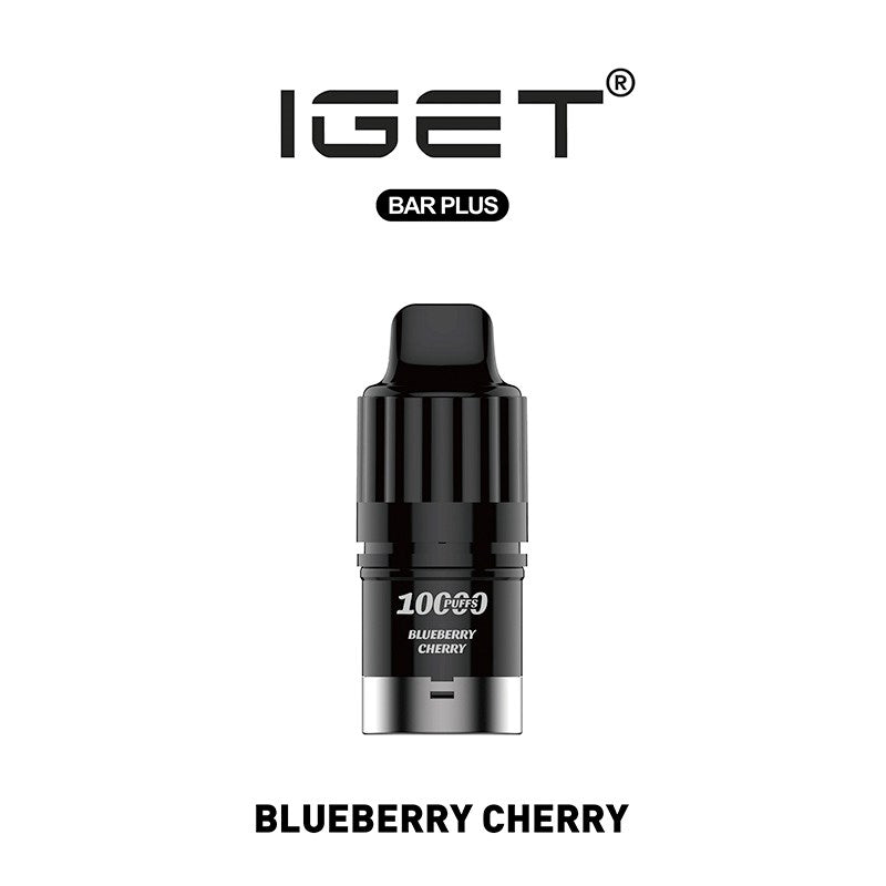 IGET Bar Plus 3.0 10000 Puffs Prefilled Pod-Blueberry Cherry