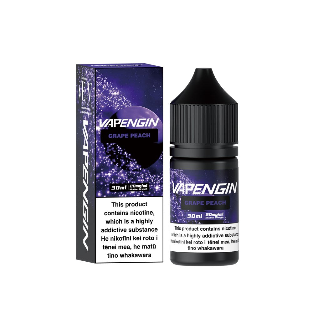 Vapengin E-Juice Nicotine Salts 30mL-Grape Peach