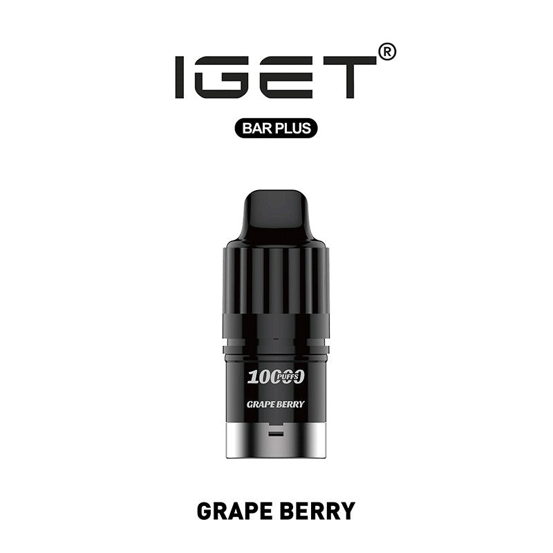 IGET Bar Plus 3.0 10000 Puffs Prefilled Pod-Grape Berry