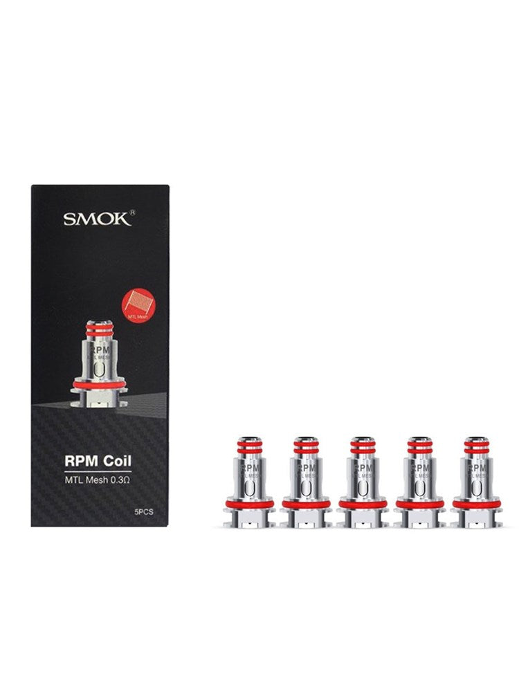 SMOK RPM Mesh Coil 0.3 ohm MTL: 5 Pcs Pack