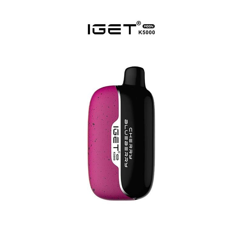 IGET MOON K5000 Single Use Vape - Cherry Blueberry