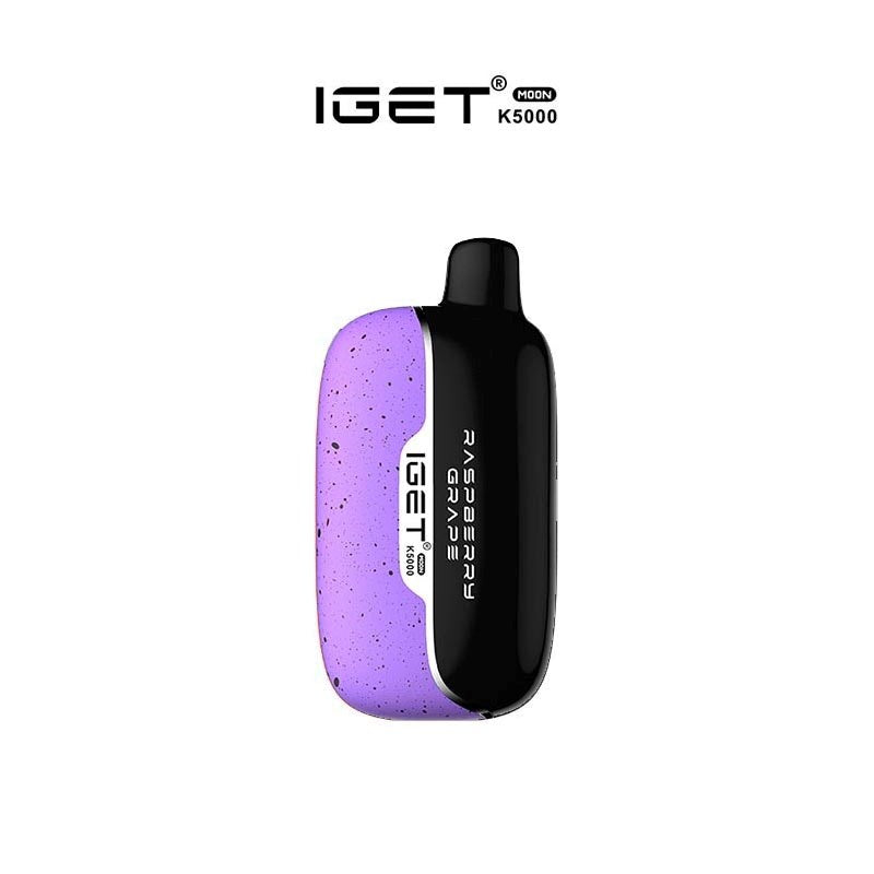 IGET MOON K5000 Single Use Vape - Raspberry Grape