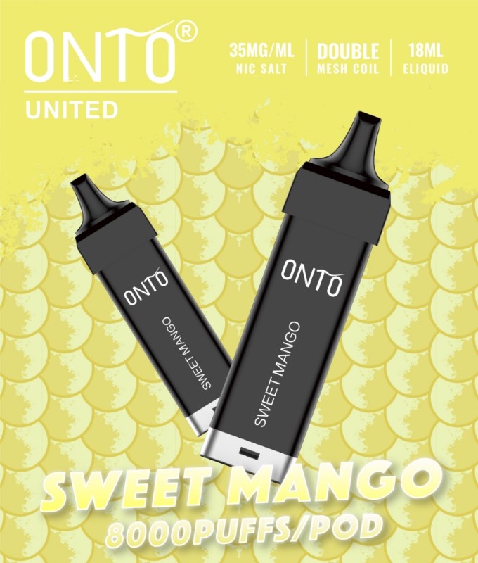 Onto United 8000 Puffs Prefilled Pod