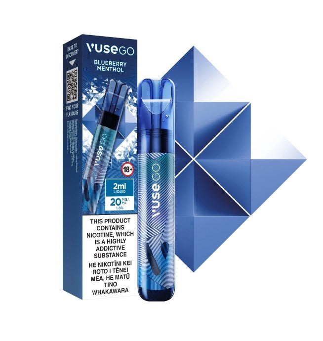 Vuse Go 1000 Disposable Vape Pens - Blueberry Menthol
