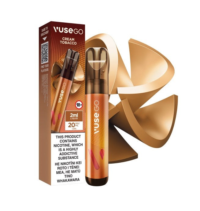 Vuse Go 1000 Disposable Vape Pens - Cream Tobacco