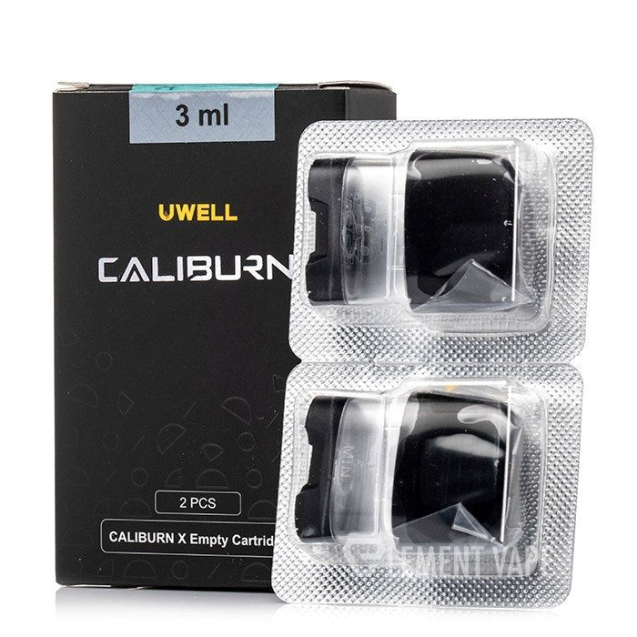 (EOL) Uwell Caliburn X ポッド空カートリッジ - 2個