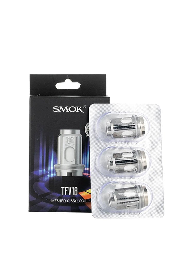 SMOK TFV18 Meshed 0.33ohm Coils : 3 Pcs Pack