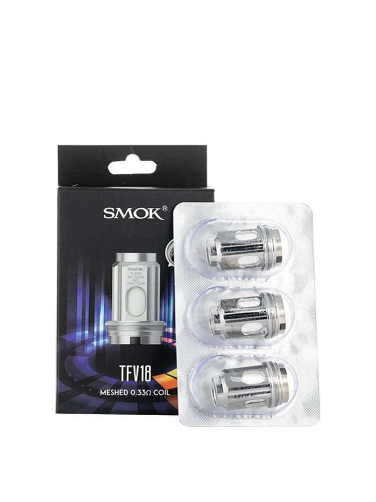 SMOK TFV18 Dual Meshed 0.15ohm Coils :  3 Pcs Pack