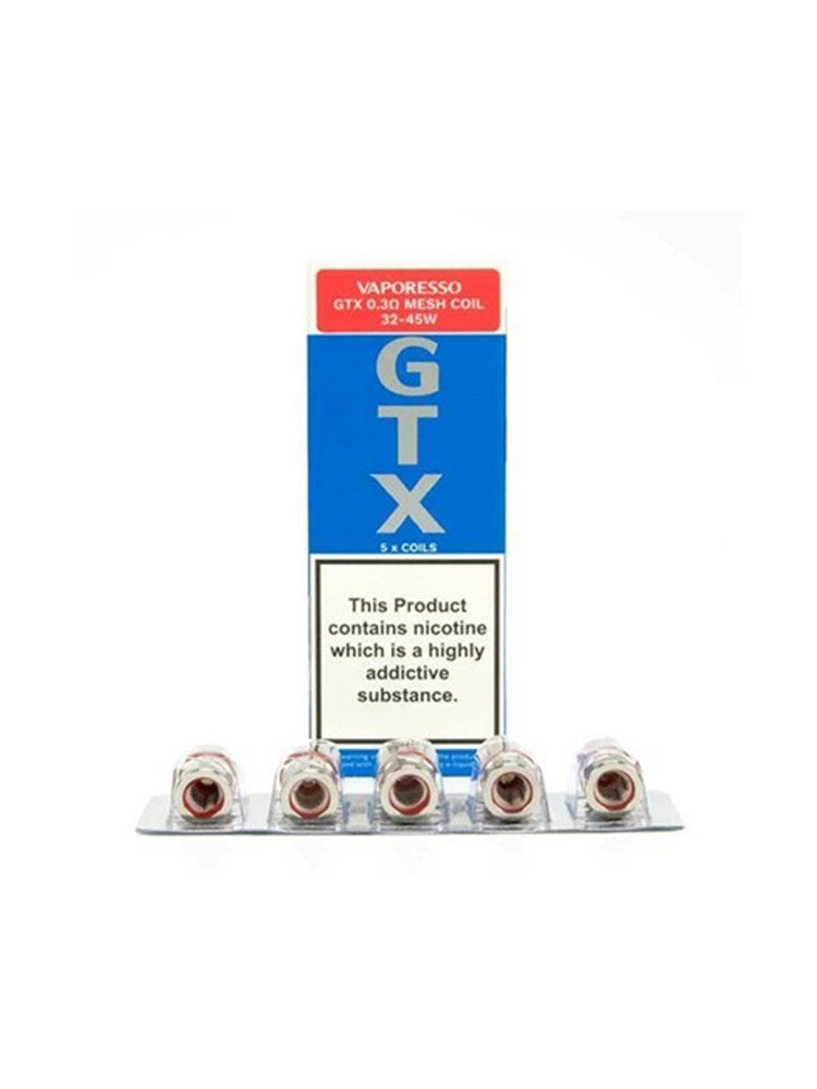 Vaporesso - GTX Mesh 0.3 ohm Replacement Coils - 5 Pack